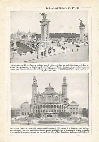 LAMINA 3938: PARIS. PUENTE DE ALEJANDRO III