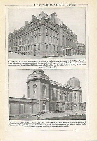 LAMINA 3947: PARIS. LA SOBORNA