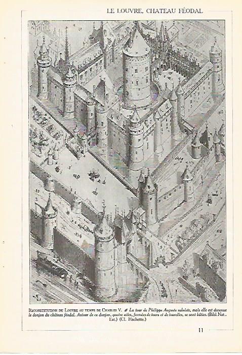 LAMINA 3958: RECONSTRUCCION DEL LOUVRE EN EPOCA DE CARLOS V
