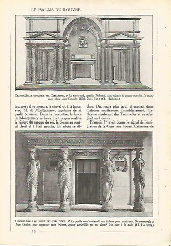 LAMINA 3961: LOUVRE. SALA DE LAS CARIATIDES