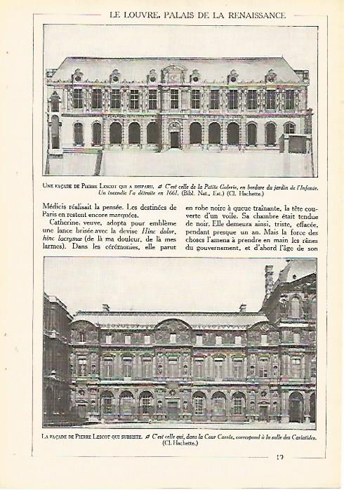 LAMINA 3962: LOUVRE. FACHADA DE PIERRE LESCOT