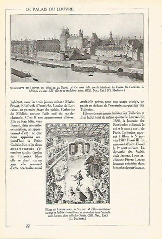 LAMINA 3963: VISTA DEL LOUVRE DESDE EL SENA