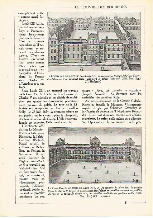 LAMINA 3968: EL LOUVRE DE LUIS XIV