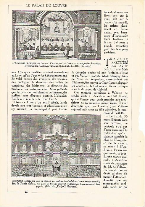 LAMINA 3975: LA ACADEMIA FRANCESA EN EL LOUVRE