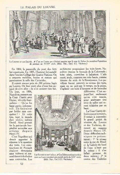 LAMINA 3978: EL LOUVRE Y LOS SALONES