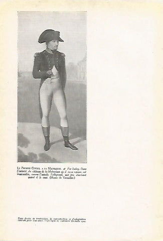 LAMINA 3986: NAPOLEON COMO PRIMER CONSUL  POR ISABEY