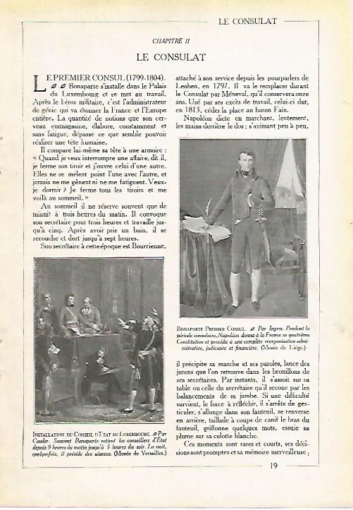 LAMINA 3994: BONAPARTE PRIMER CONSUL POR INGRES