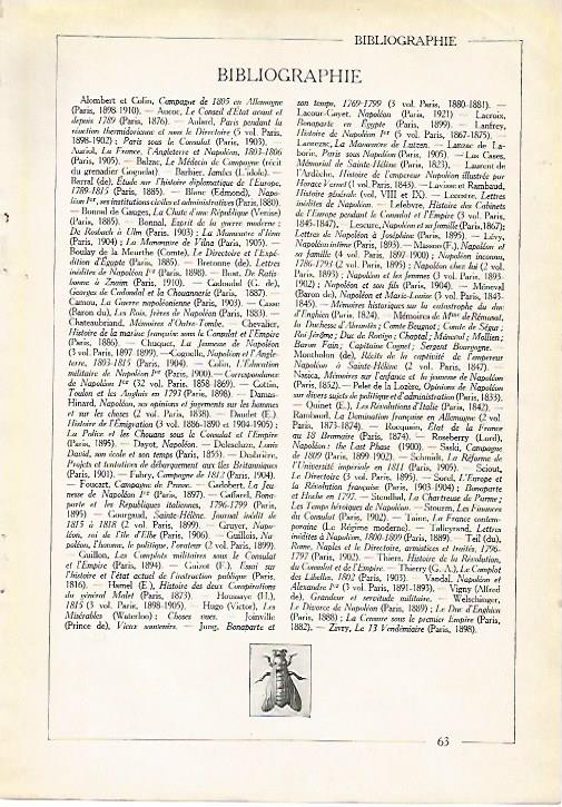 LAMINA 4016: BIBLIOGRAFIA PARA LA HISTORIA DE NAPOLEON