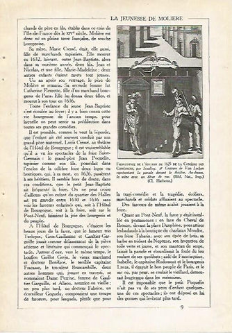 LAMINA 4021: COMEDIA DE COMEDIANTES POR MOLIERE EN 1625