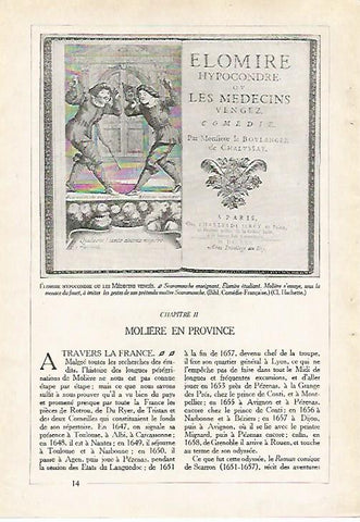 LAMINA 4023: ELOMIRE HYPOCONDRE DE MOLIERE