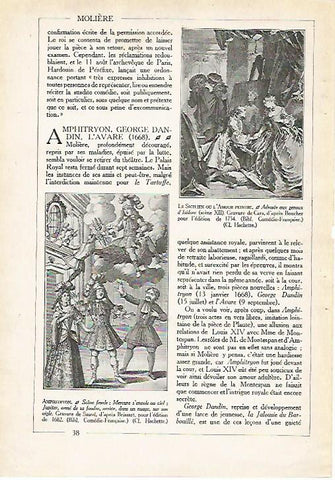 LAMINA 4035: AMPHITRYON DE MOLIERE