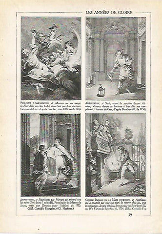 LAMINA 4036: ESCENAS DE AMPHITRYON DE MOLIERE