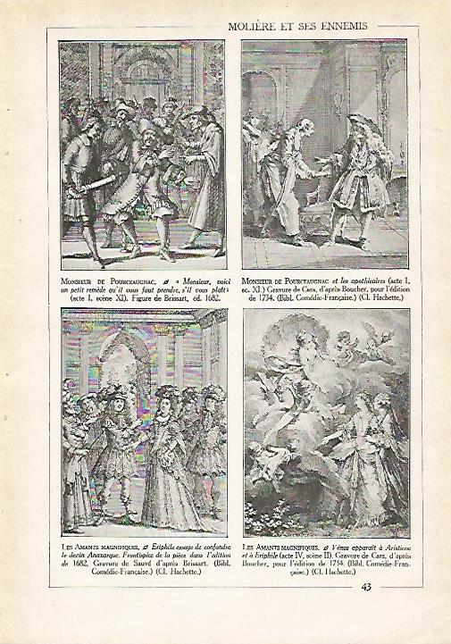 LAMINA 4038: MONSIEUR DE POURCEAUGNAC DE MOLIERE