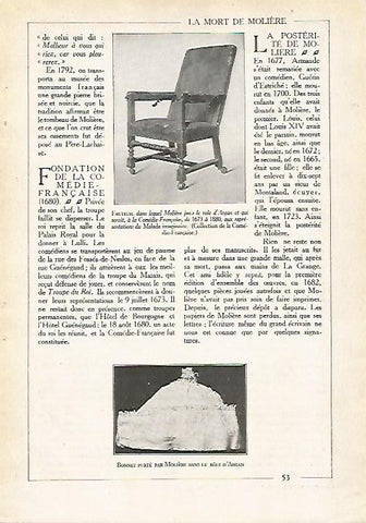 LAMINA 4043: SILLON DE MOLIERE