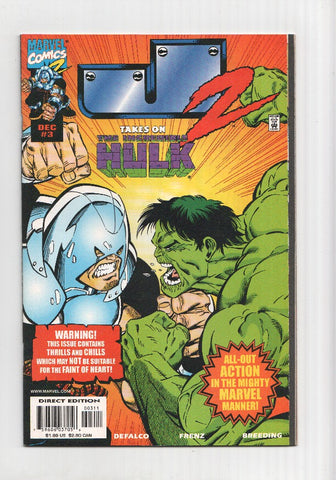 J2 Vol.1 Numero 03: J2 takes on Incredible Hulk 