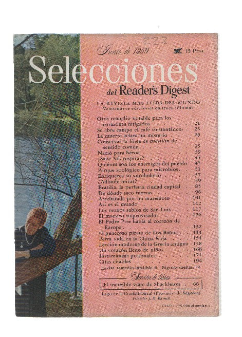 Selecciones del Readers Digest numero 223