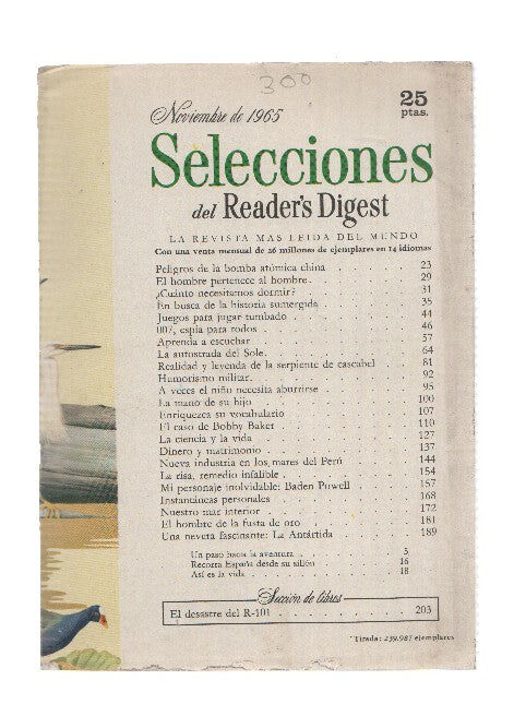 Selecciones del Readers Digest numero 300