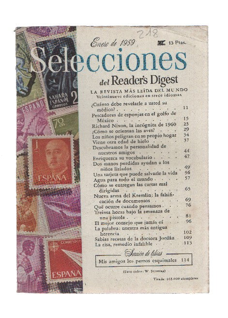 Selecciones del Readers Digest numero 218