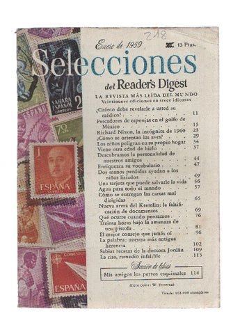 Selecciones del Readers Digest numero 218