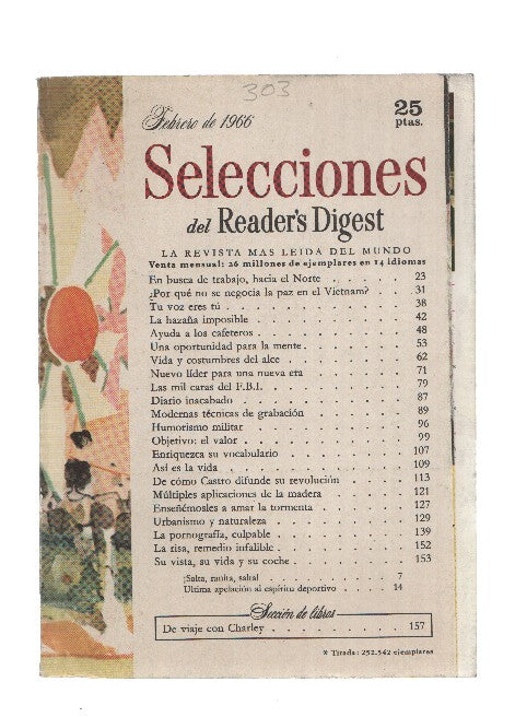 Selecciones del Readers Digest numero 303