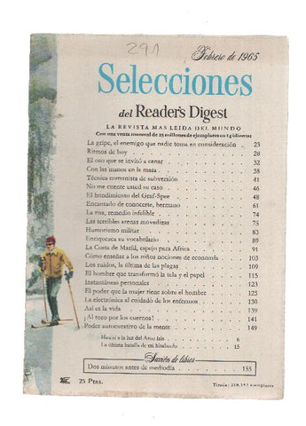Selecciones del Readers Digest numero 291