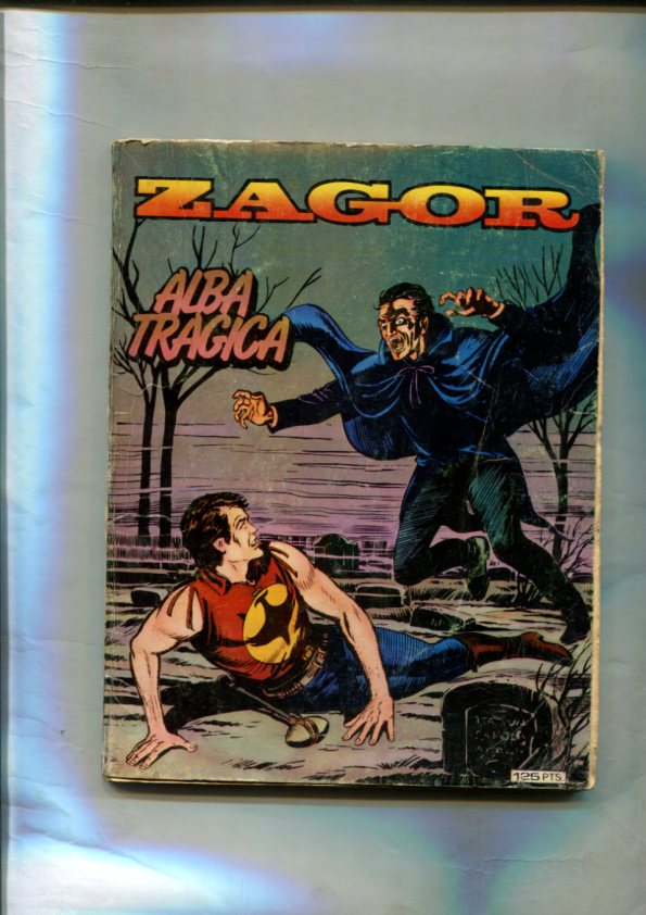 Zagor numero 03: Alba tragica (numerado 1 en interior cubierta)