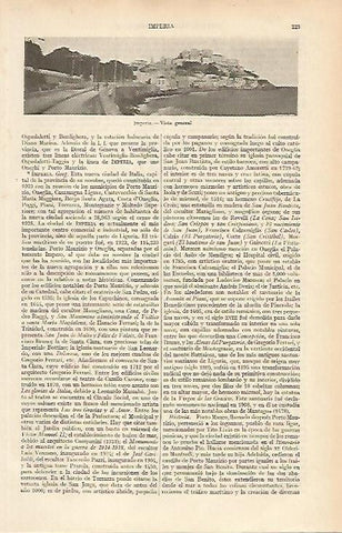 LAMINA ESPASA 9202: Vista general de Imperia Italia