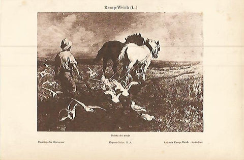 LAMINA ESPASA 9261: Detras del arado por Kemp-Welch