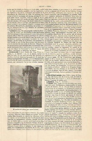 LAMINA ESPASA 9317: El Castillo de La Mota por Carlos Lezcano