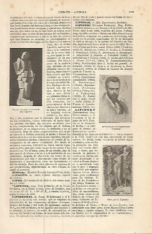 LAMINA ESPASA 9324: Obras de Lipinsky