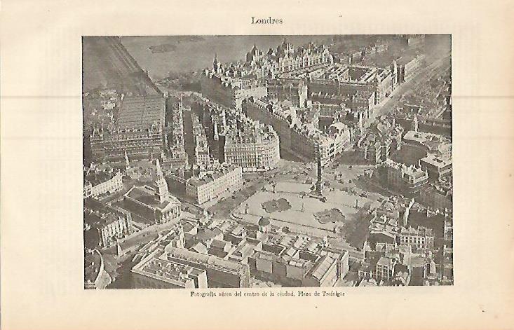 LAMINA ESPASA 9330: Plaza de Trafalgar en Londres