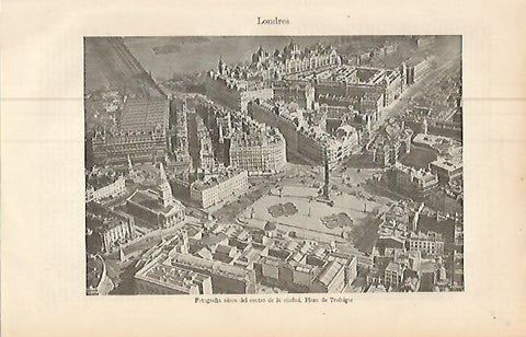 LAMINA ESPASA 9330: Plaza de Trafalgar en Londres
