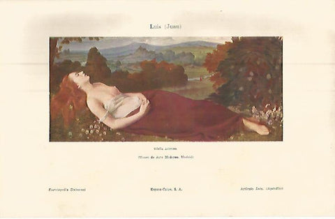 LAMINA ESPASA 9344: Ofelia aldeana por Juan Luis