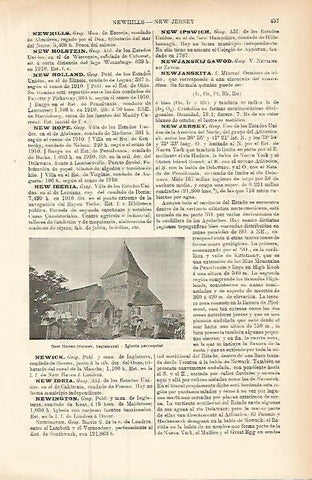 LAMINA ESPASA 9427: Iglesia de New Haven Inglaterra