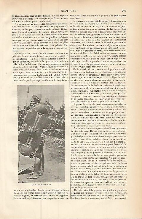 LAMINA ESPASA 9437: Guerrero niam-niam