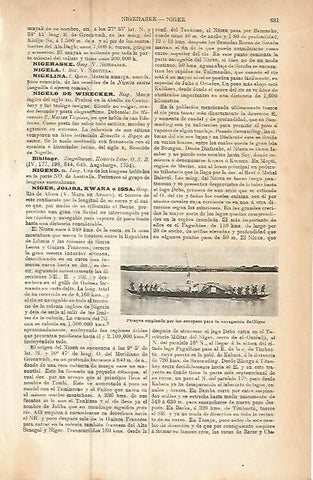 LAMINA ESPASA 9466: Piragua en el Niger