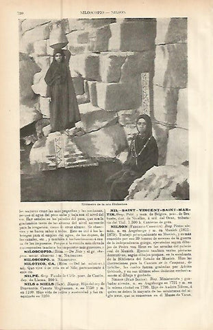 LAMINA ESPASA 9476: Nilometro en la Isla Elefantina Egipto