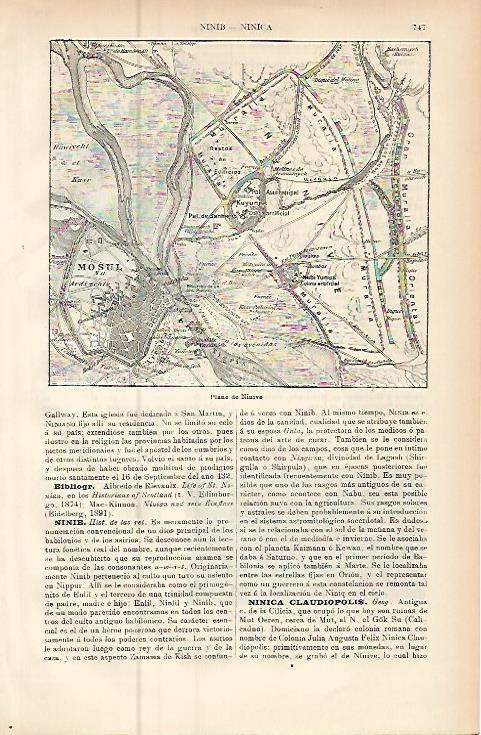 LAMINA ESPASA 9485: Plano de Ninive