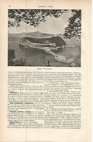 LAMINA ESPASA 9498: Vista general de Nisida Italia