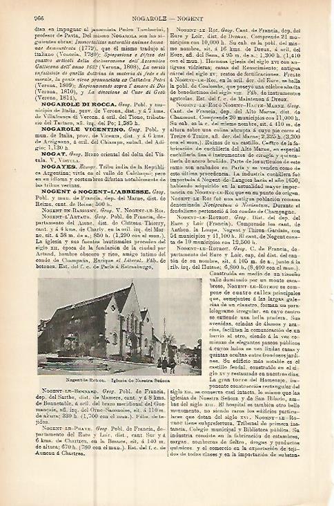 LAMINA ESPASA 9524: Iglesia de Nuestra Señora en Nogent-le-Rotrou Francia
