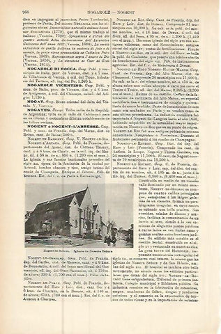 LAMINA ESPASA 9524: Iglesia de Nuestra Señora en Nogent-le-Rotrou Francia