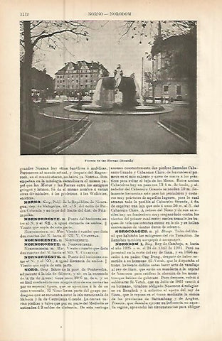 LAMINA ESPASA 9550: Fuente de las Nornas en Munich. Alemania