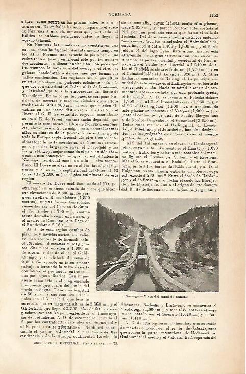 LAMINA ESPASA 9561: Canal de Bandak Noruega