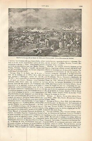 LAMINA ESPASA 9593: Batalla de Novara por A. Adam