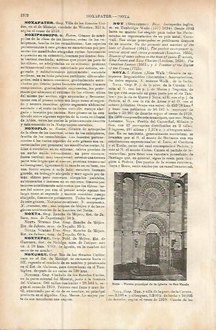 LAMINA ESPASA 9599: Iglesia de San Martin en Noya La Coruña