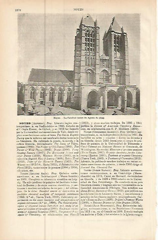 LAMINA ESPASA 9603: Catedral de Noyon Francia