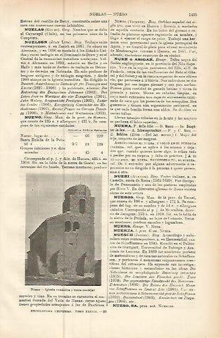 LAMINA ESPASA 9611: Iglesia de Nueno Huesca