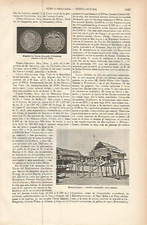 LAMINA ESPASA 9614: Cabaña en Nueva Guinea
