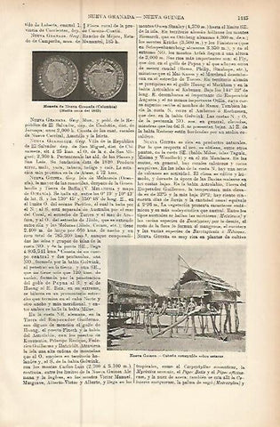 LAMINA ESPASA 9614: Cabaña en Nueva Guinea
