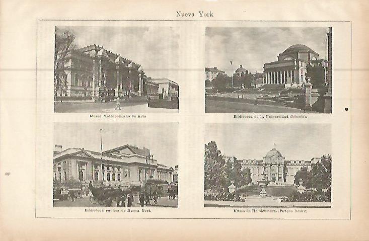LAMINA ESPASA 9629: Museos y Bibliotecas de Nueva York